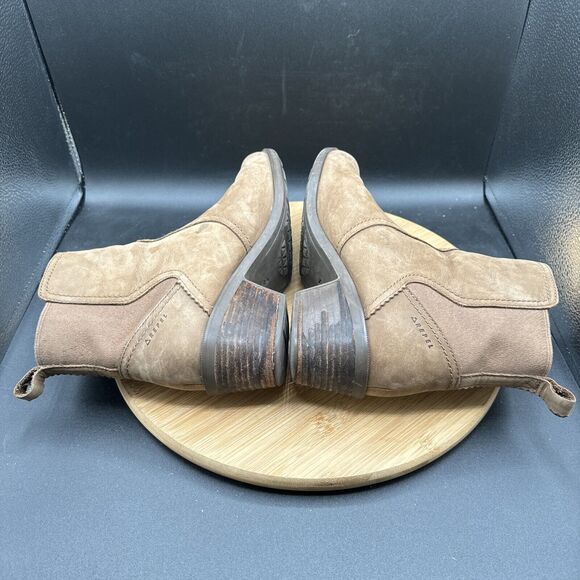 TEVA Anaya Chelsea Womens Size 9 Booties Brown Solid Round Toe Waterproof Boots - Picture 6 of 8